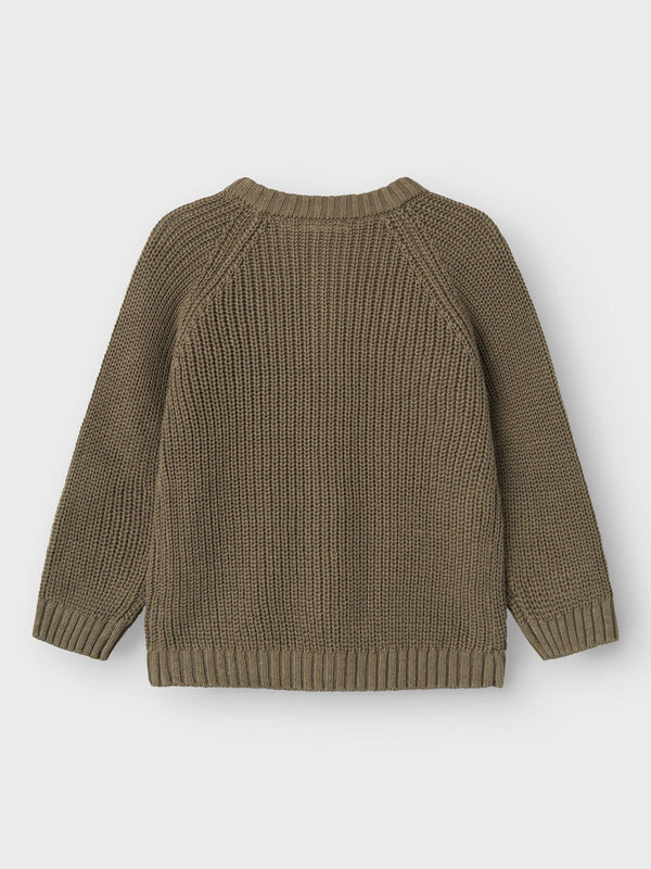 NMNEMLEN LIN LS KNIT CARD LIL NOOS