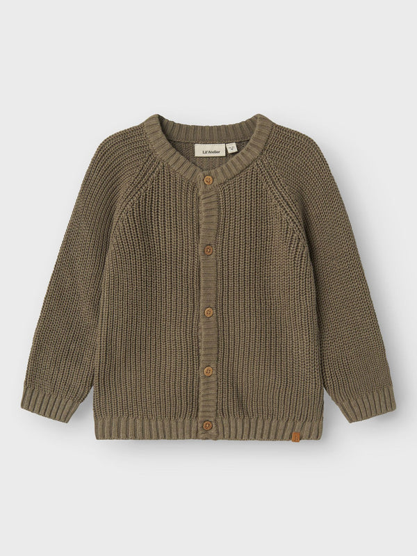 NMNEMLEN LIN LS KNIT CARD LIL NOOS
