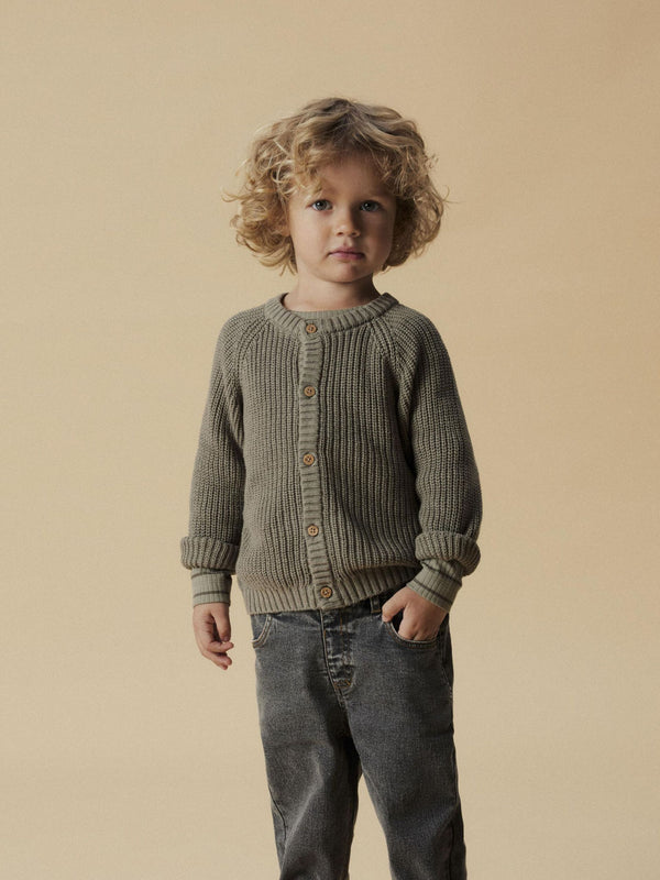 NMNEMLEN LIN LS KNIT CARD LIL NOOS
