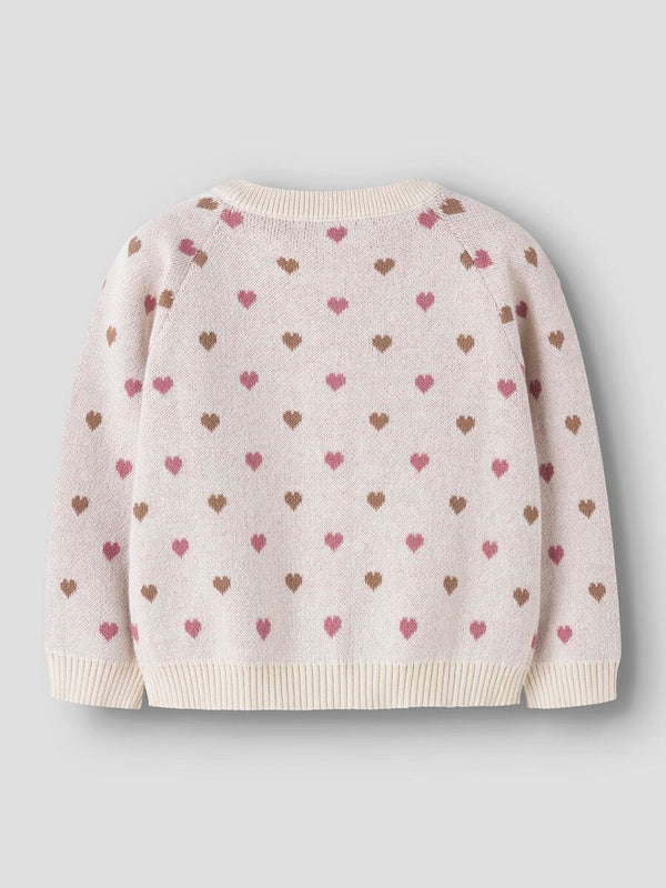 NMFSARAN LS KNIT CARD HEART Kids