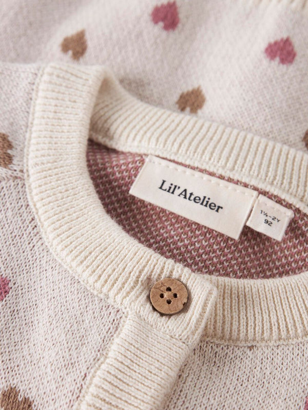 NMFSARAN LS KNIT CARD HEART Kids