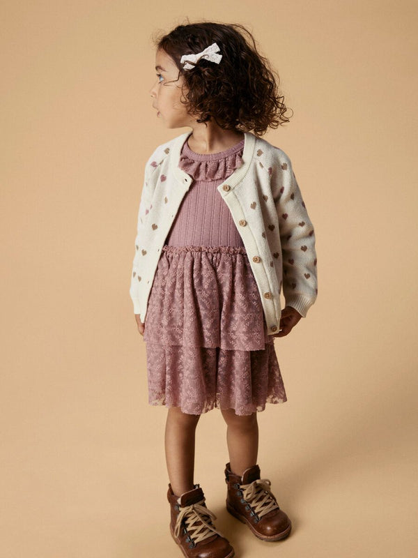 NMFSARAN LS KNIT CARD HEART Kids