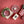 Laden Sie das Bild in den Galerie-Viewer, Espresso Stripes - tramonto red (2er Set - 4 Teile)