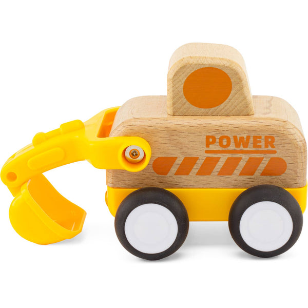 Holzauto MINIBAGGER