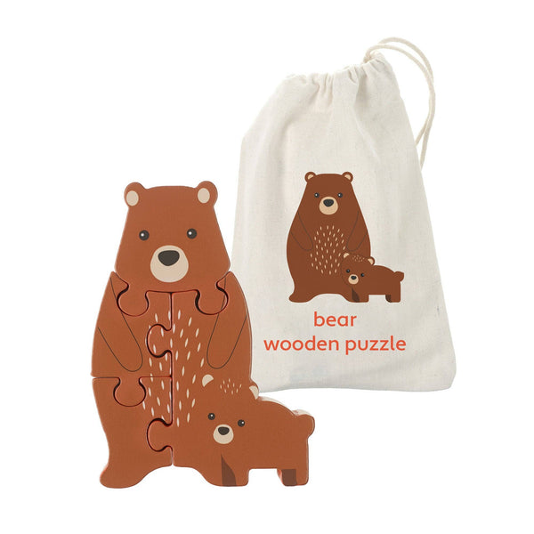Woodland Bear Holzpuzzle