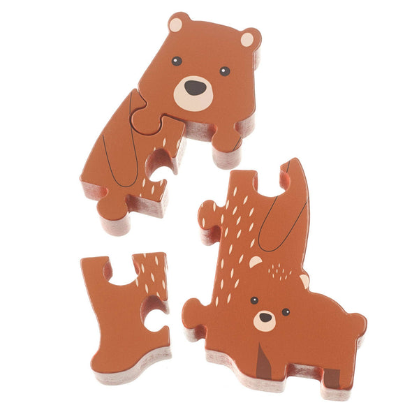 Woodland Bear Holzpuzzle