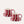 Laden Sie das Bild in den Galerie-Viewer, Espresso Stripes - tramonto red (2er Set - 4 Teile)