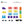 Laden Sie das Bild in den Galerie-Viewer, Connetix Rainbow Transport 50 pc Set