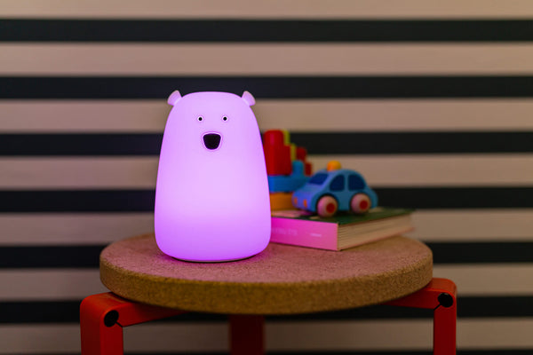 Theo Bear White Nachtlicht