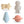 Laden Sie das Bild in den Galerie-Viewer, Mushie Space Bath Play Set- 4 Pack