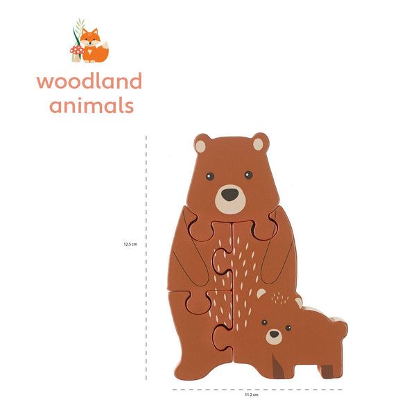 Woodland Bear Holzpuzzle