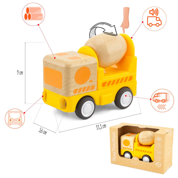 Holzauto Betonmischer