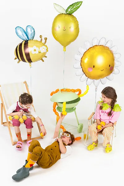 Folienballon Zitrone, 50x75 cm, Mix