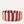 Laden Sie das Bild in den Galerie-Viewer, Schale Stripes - tramonto red