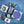 Laden Sie das Bild in den Galerie-Viewer, Vase Stripes - mare blue