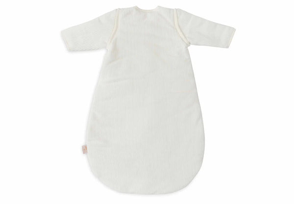 Baby Schlafsack mit Abnehmbaren Ärmeln Rund Rib - Ivory