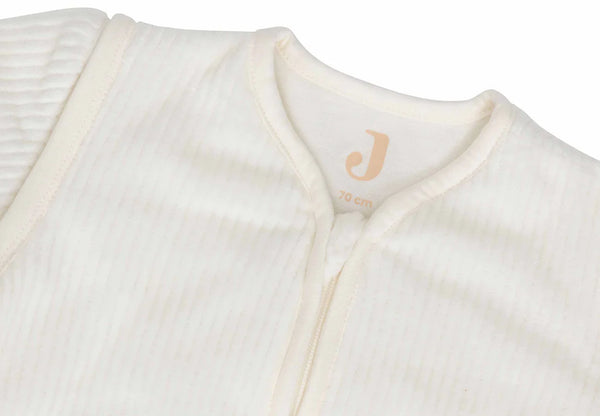 Baby Schlafsack mit Abnehmbaren Ärmeln Rund Rib - Ivory
