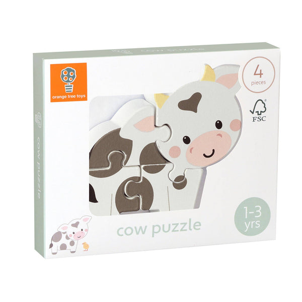 Kuh Holzpuzzle