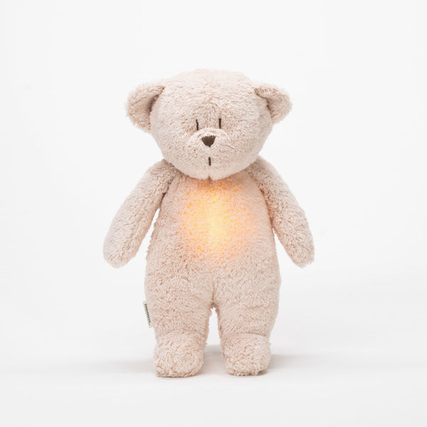 MOONIE Teddybär | Einschlafhilfe | Rose
