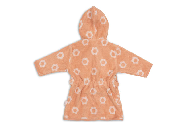 Bademantel - Jacquard Flower - 1-2 Jahre