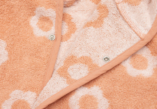 Bademantel - Jacquard Flower - 1-2 Jahre