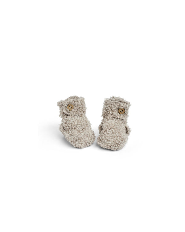 Booties Baby merino Wolle | nature melange