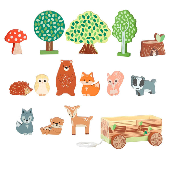 Woodland Spielset aus Holz