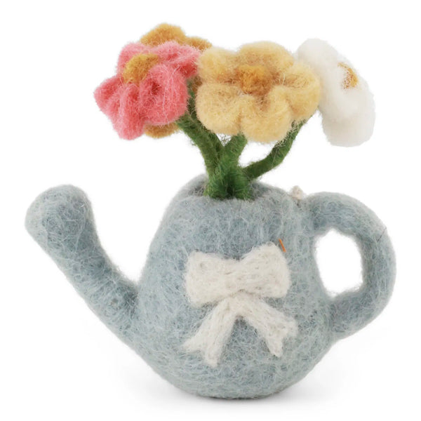 Gießkanne Blumen aus Filz