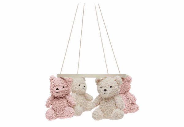 Baby-Mobile Teddy Bear - Wild Rose/Naturel