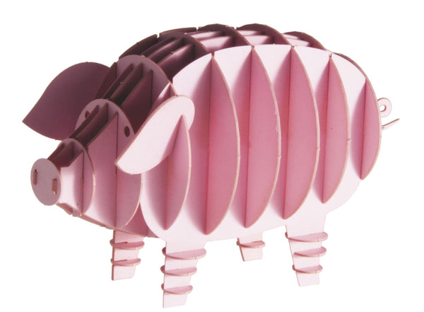 3-D Papiermodell Schwein