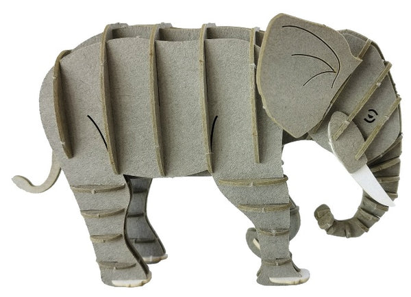 3-D Papiermodell Elefant