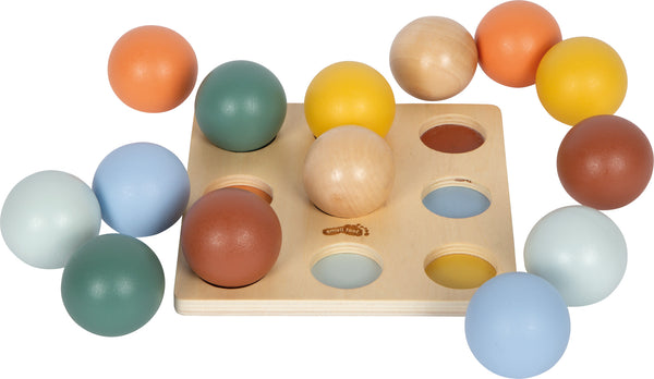 Montessori Sortierspiel mit Kugeln | Motorik| Holz