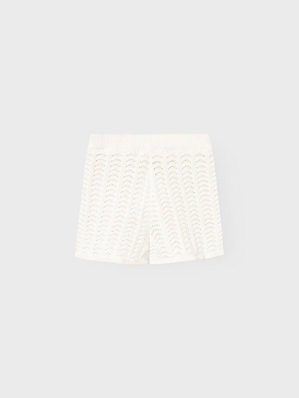 Baby Strick Shorts Coconut Milk