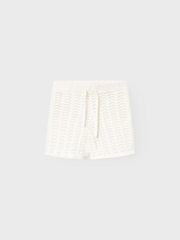 Baby Strick Shorts Coconut Milk