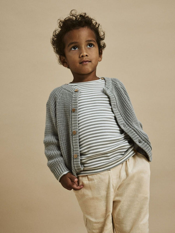 Kids Cardigan Limestone