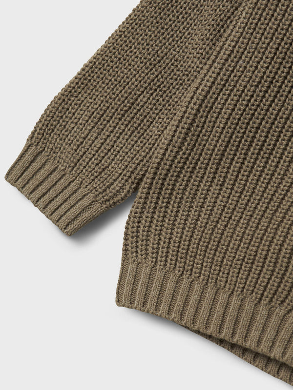 NMNEMLEN LIN LS KNIT CARD LIL NOOS