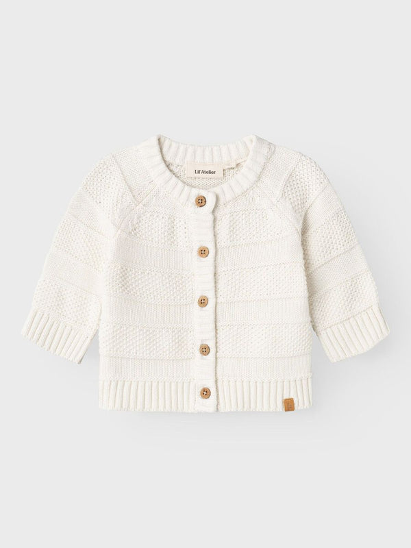 LANGARM STRICKJACKE Coconut Milk