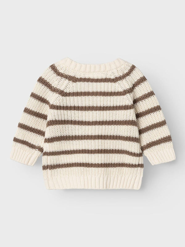 Baby Bio- Baumwoll Strickjacke Birch Stripes