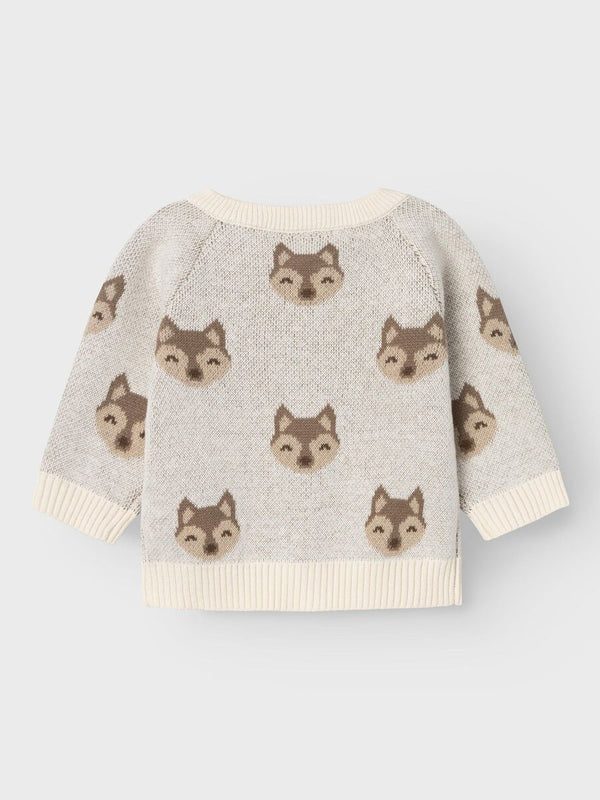 BIO-BAUMWOLL Cardigan Birch Fox