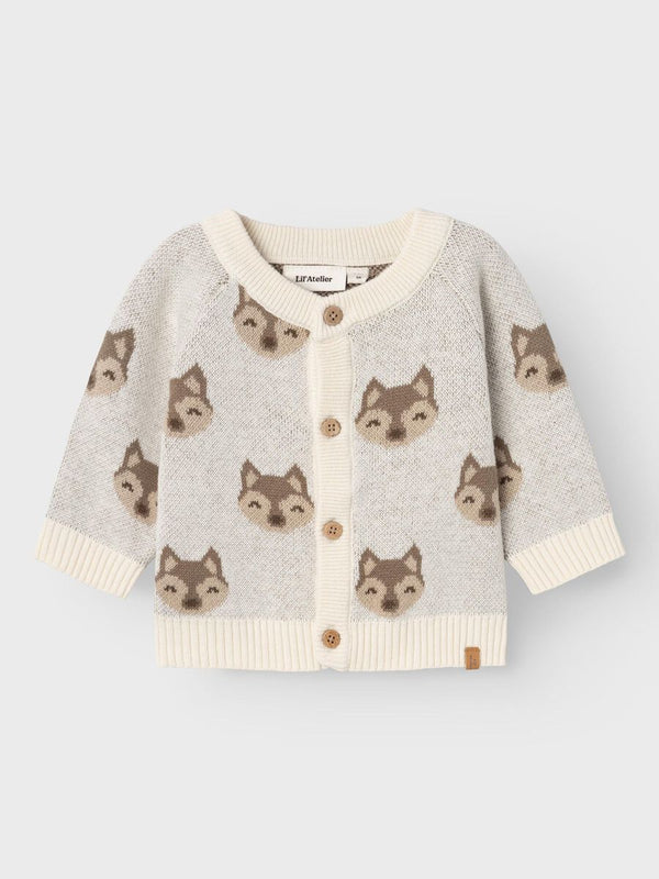 BIO-BAUMWOLL Cardigan Birch Fox