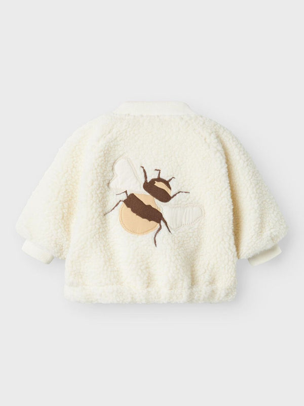 Baby Teddy Bomberjacke Coconut Milk Bee