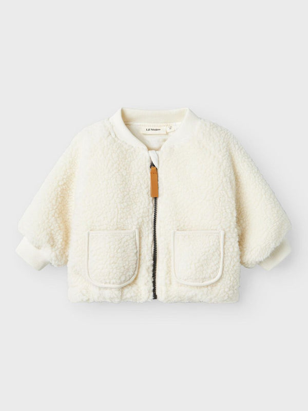 Baby Teddy Bomberjacke Coconut Milk Bee