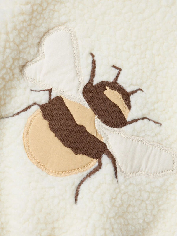 Baby Teddy Bomberjacke Coconut Milk Bee