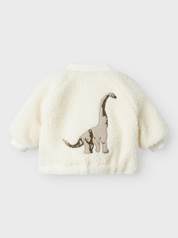 Baby Teddy Bomberjacke Coconut Milk Dino