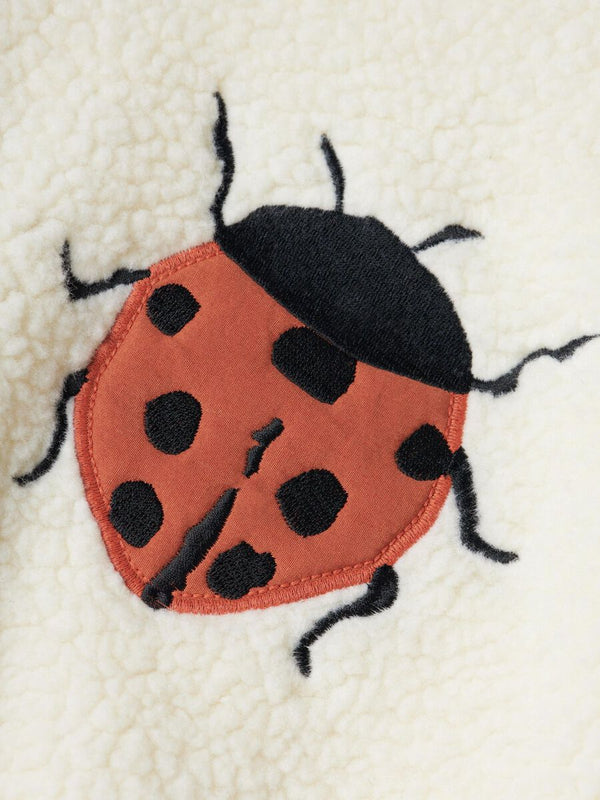 Kids Teddy Bomberjacke Coconut Milk Ladybug