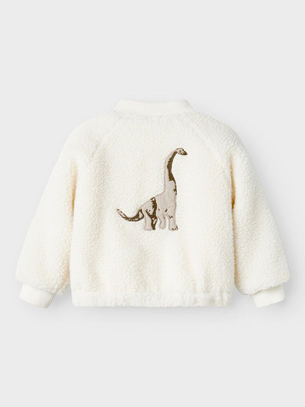 Kids Teddy Bomberjacke Coconut Milk Dino