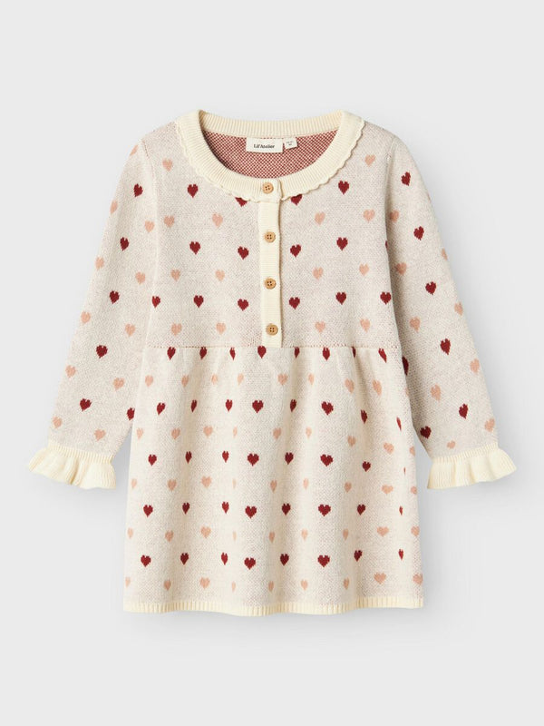 Kids BIO-BAUMWOLL KLEID Hearts