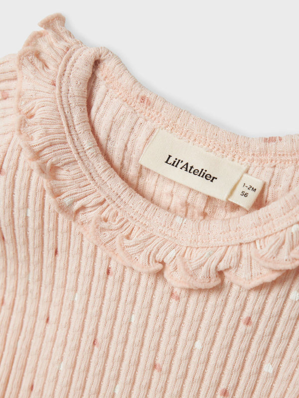 NBFHULLA HUA SS SLIM BODY LIL - Peach Blush