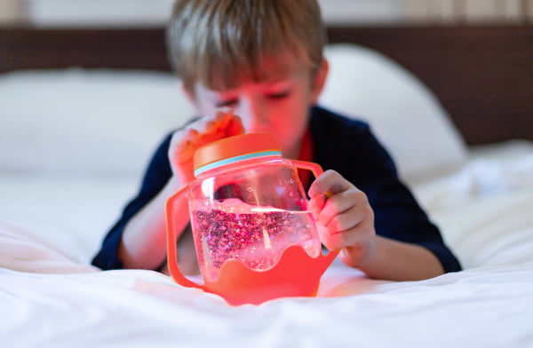 Glo Pals Sensory Jar Coral