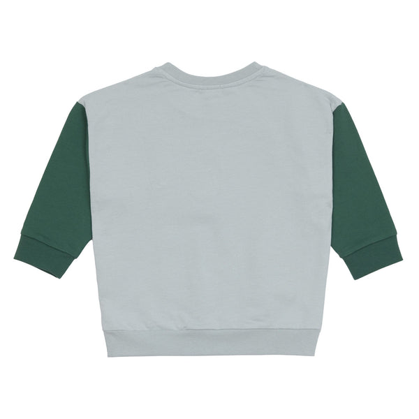 Kinder Pullover - Bio Baumwolle, Little Gang, Zitrone Hellblau